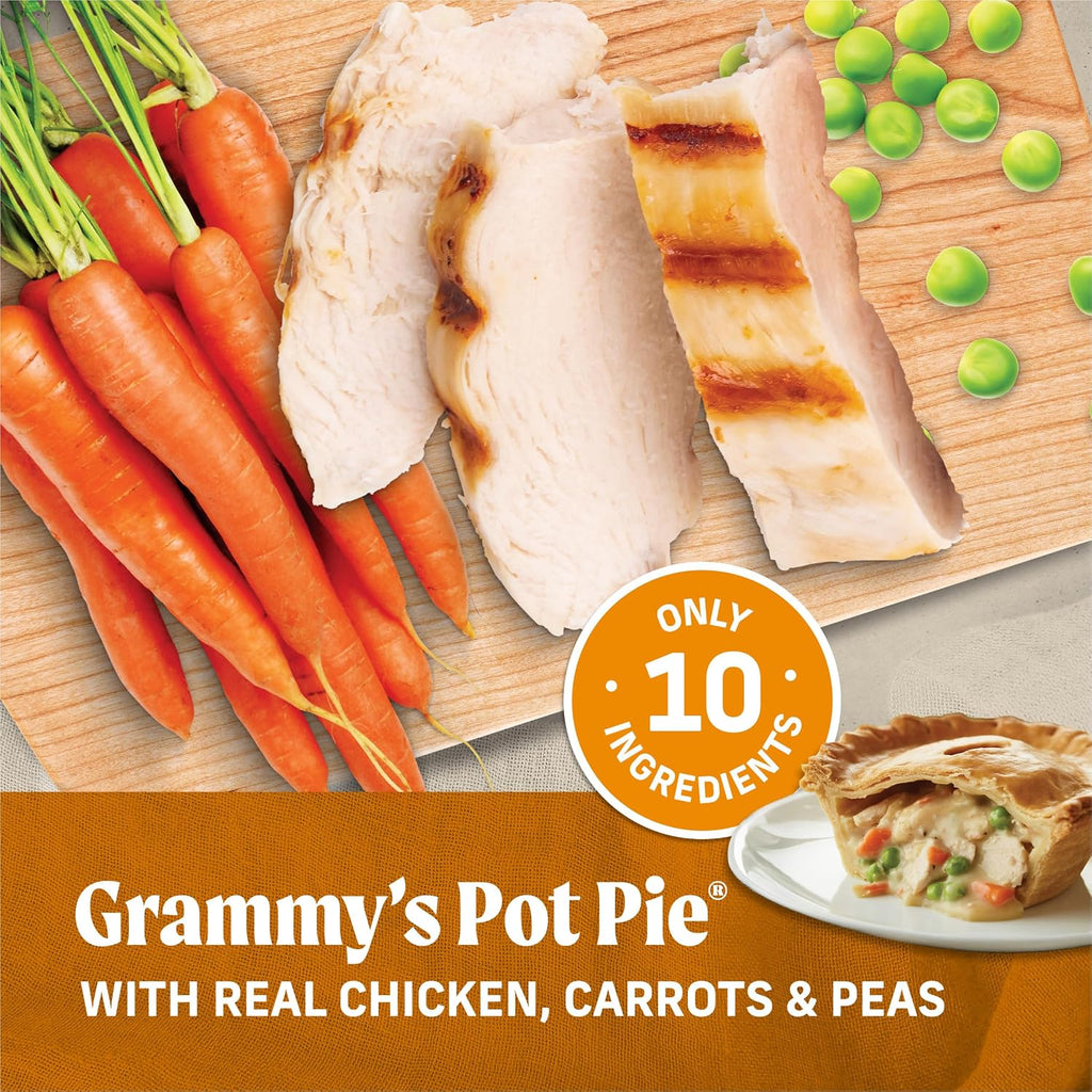 Oven Baked Natural and Crunchy Bag of Treats, Dog Chicken Treats, Grammy’S Pot Pie with Real Chicken