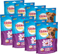 Kibbles N’ Bits Just the Bits Chewy Dog Treats, Bacon Flavor, 4.5 Oz Bag | 8-Pack of 50 Soft & Chewy Dog Treats per Bag, Made with Real Pork, Perfect for Training, Rewards and Snacking