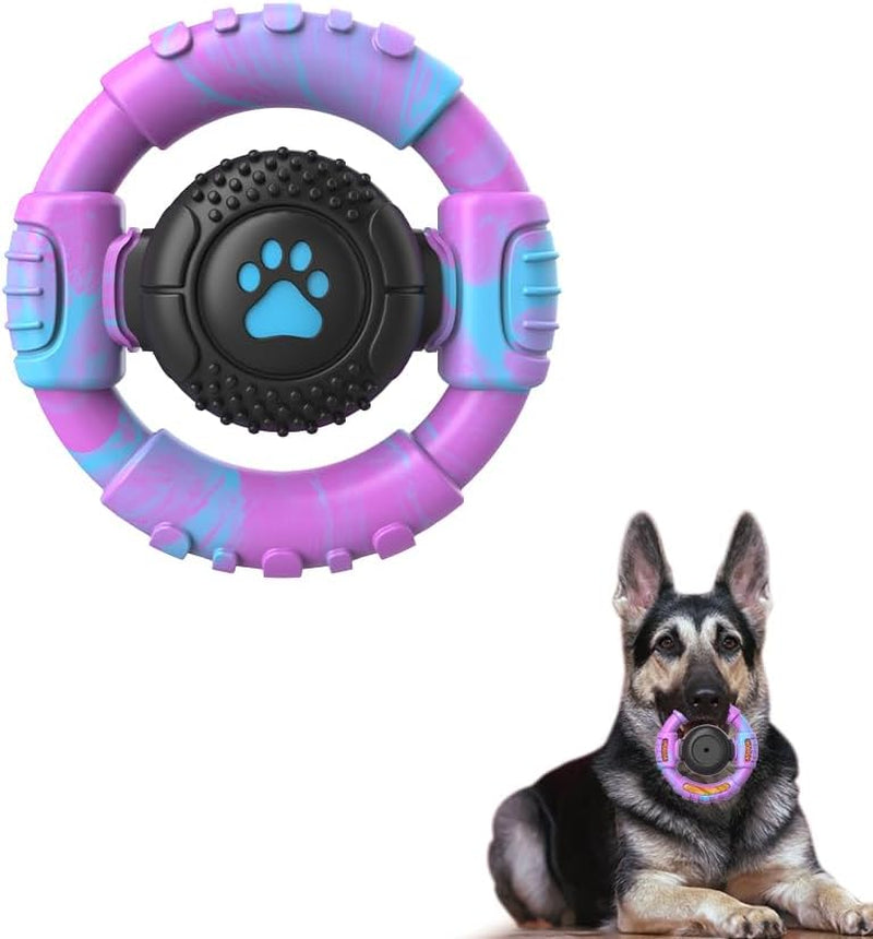 Dog Toys for Aggressive Chewers Large Medium Small Breed Indestructible | Durable Tough Dog Chew Toys to Keep Them Busy, Nylon Rubber Interactive Dog Toys