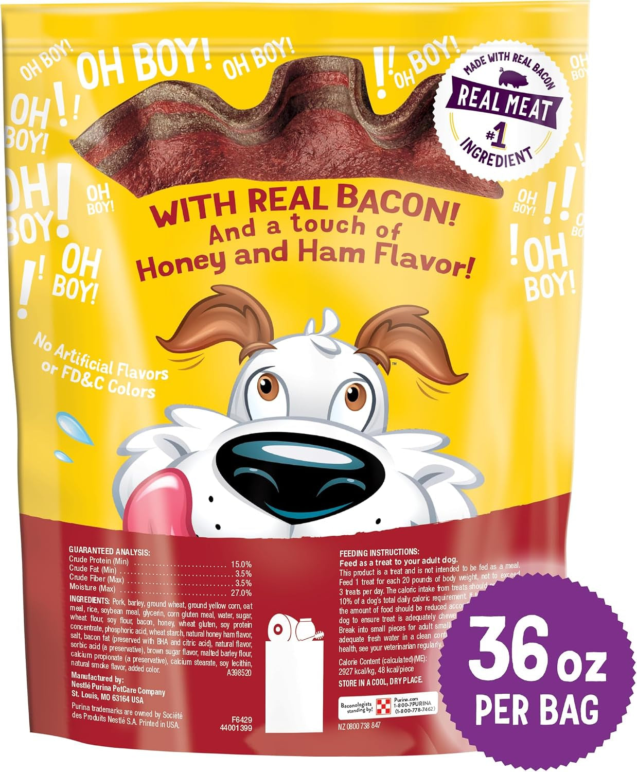 Purina Beggin’ Limited Edition Adult Dog Treats, Homestyle! Honey N’ Ham Flavor - 36 Oz. Pouch