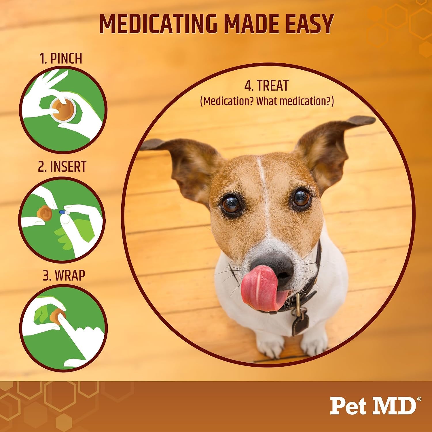 Wrap a Pill Peanut Butter Flavor Pill Paste for Dogs - Make a Pocket or Pouch to Hide Pills & Medication - 8 Oz (Pack of 2)