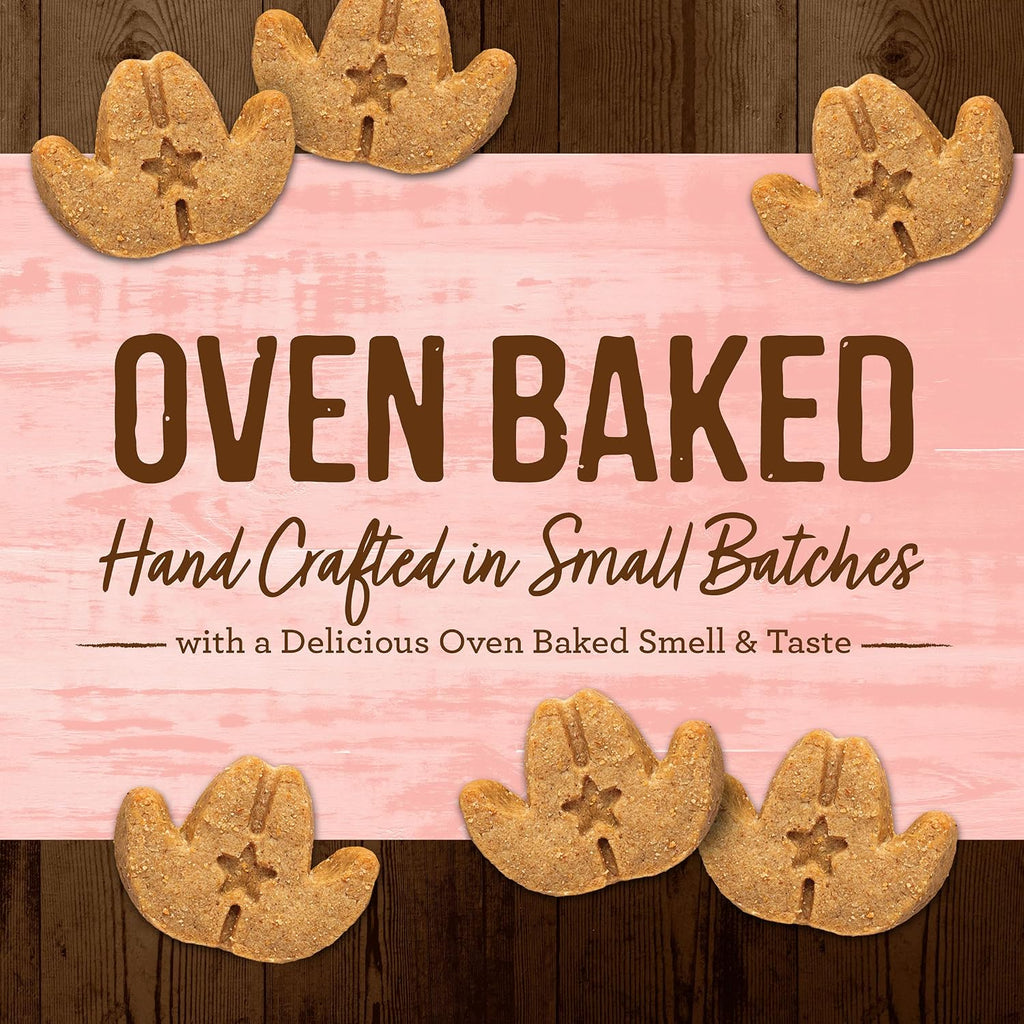 Oven Baked Natural and Crunchy Bag of Bacon Treats, Cowboy Cookout Recipe with Real Beef and Bacon - 11 Oz. Bag