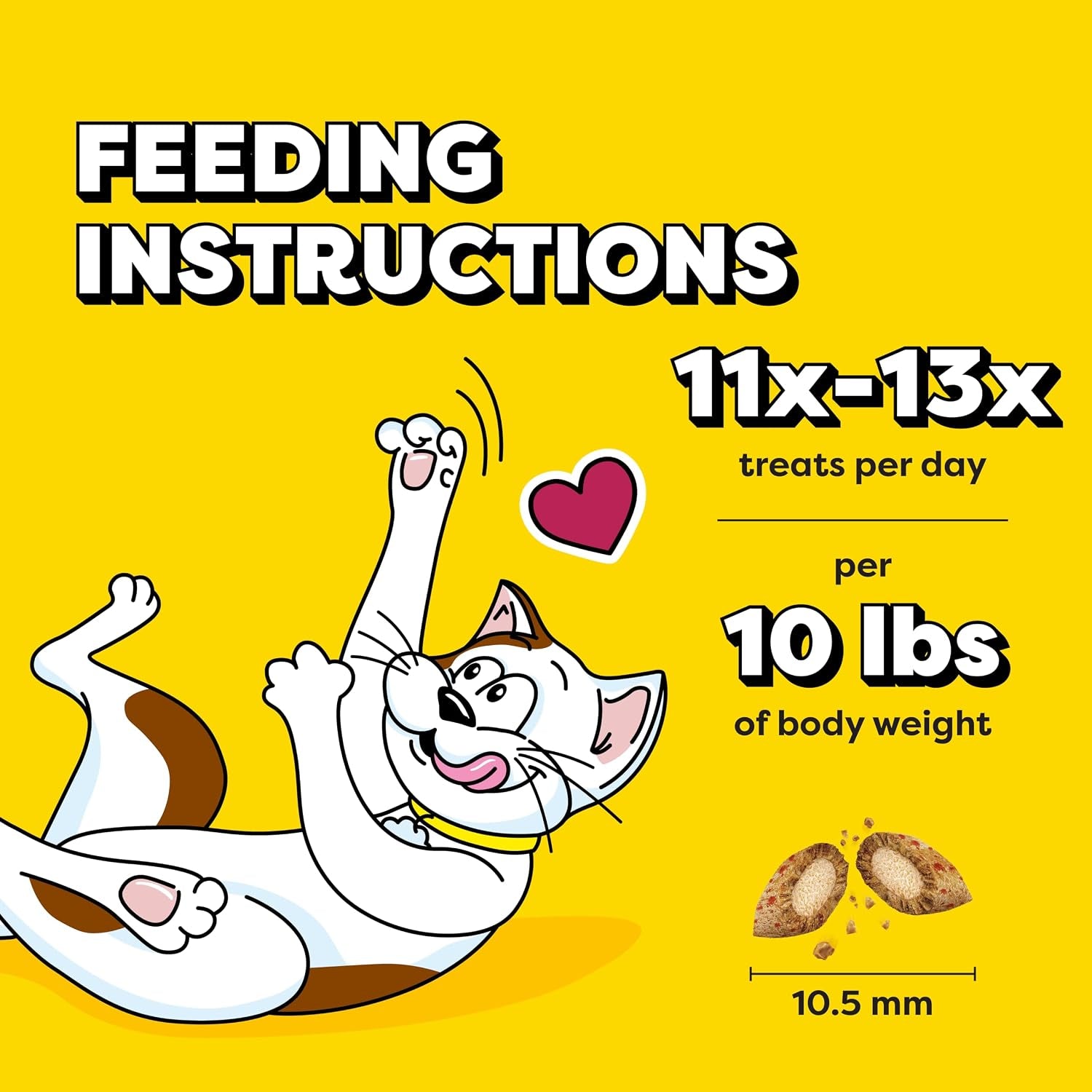 Wacky Blasts Cat Treats, Cluckin' Bacon Flavor, 6.3 Oz, 10 Pack | Chicken, Bacon & Catnip Flavor Bits, Crunchy Outside, Soft Inside, under 2 Cal, 100% Complete & Balanced, Resealable Pouch