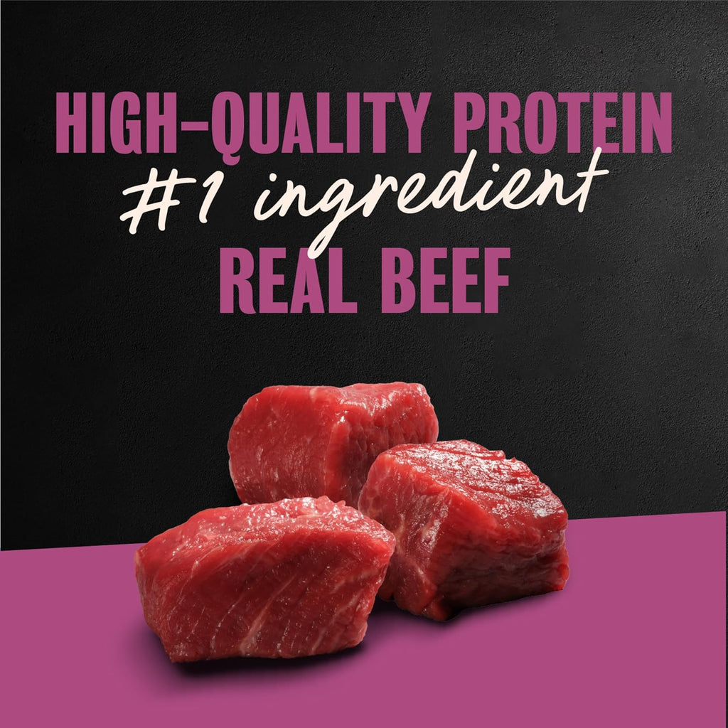 Classic Loaf Wet Dog Food, Porterhouse Steak, 3.5 Oz, 24 Count | Made in USA, Real Beef #1 Ingredient, Slow-Cooked Tender Texture, Easy Peel Trays, No Fillers/Added Sugar/Artificial Flavor