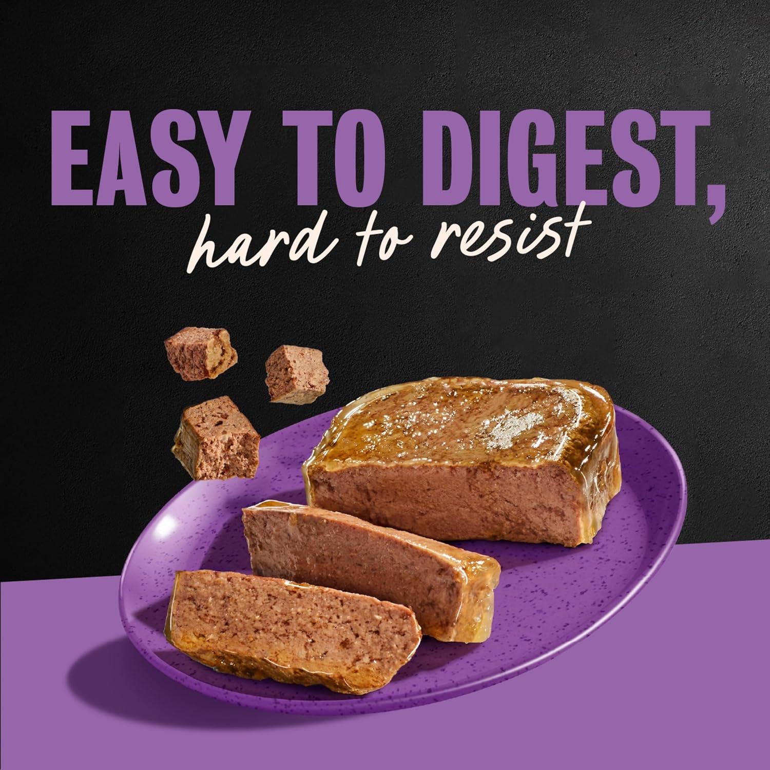 Classic Loaf in Sauce Wet Dog Food, Filet Mignon, 3.5 Oz, 24 Count | Made in USA, Real Beef #1 Ingredient, No Fillers/Added Sugar/Artificial Flavors, Use as Meal or Topper, Easy Peel Trays