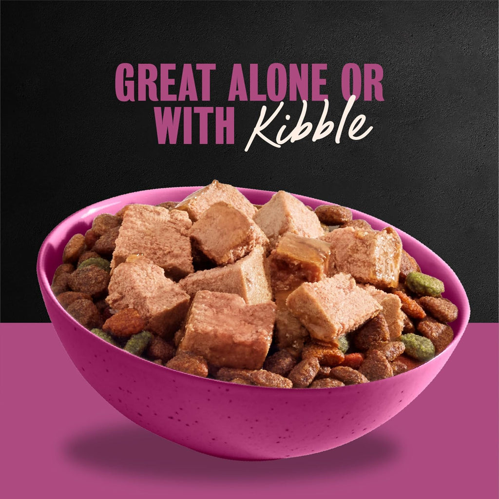 Classic Loaf Wet Dog Food, Porterhouse Steak, 3.5 Oz, 24 Count | Made in USA, Real Beef #1 Ingredient, Slow-Cooked Tender Texture, Easy Peel Trays, No Fillers/Added Sugar/Artificial Flavor
