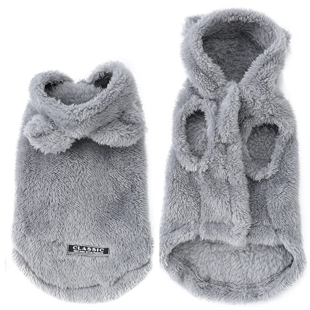 Fleece Warm Cat Costume for Winter Autumn Cute Soft Cats Clothes for Small Medium Dog Kitty Kitten Sweater Funny Pet Coat Sphynx