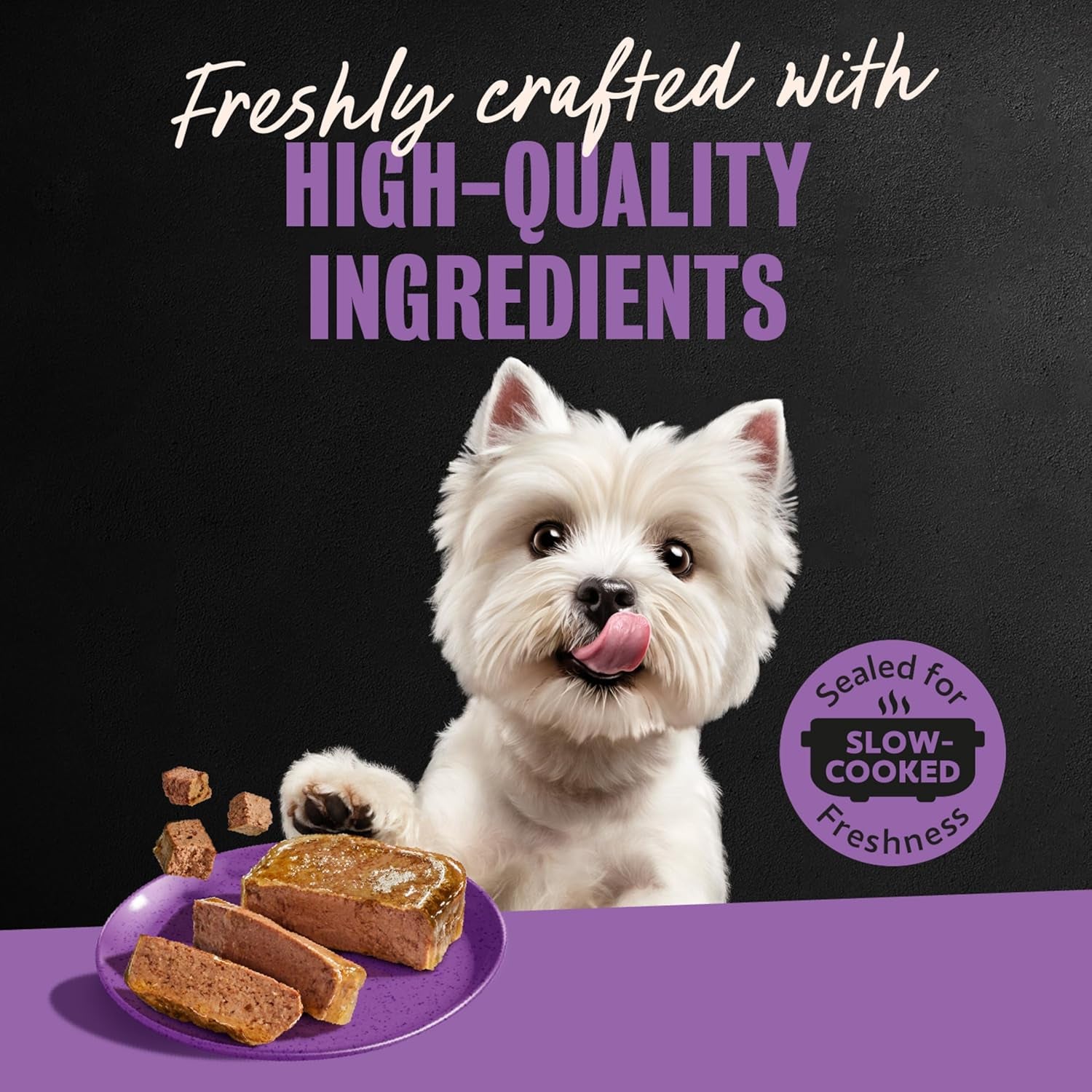 Classic Loaf in Sauce Wet Dog Food, Filet Mignon, 3.5 Oz, 24 Count | Made in USA, Real Beef #1 Ingredient, No Fillers/Added Sugar/Artificial Flavors, Use as Meal or Topper, Easy Peel Trays