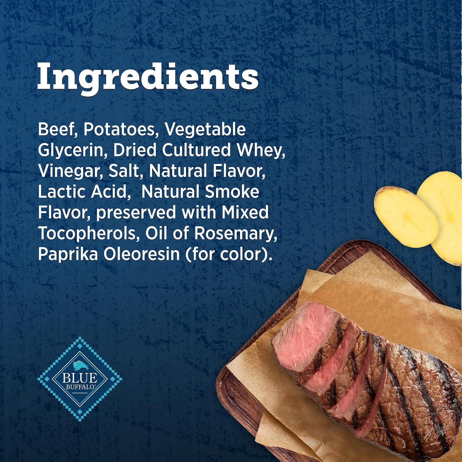 True Chews Premium Grillers Steak Dog Treats, 20 Oz | Real Beef First, Charred Grilled Texture, No Chicken By-Product, Corn, Wheat, or Soy