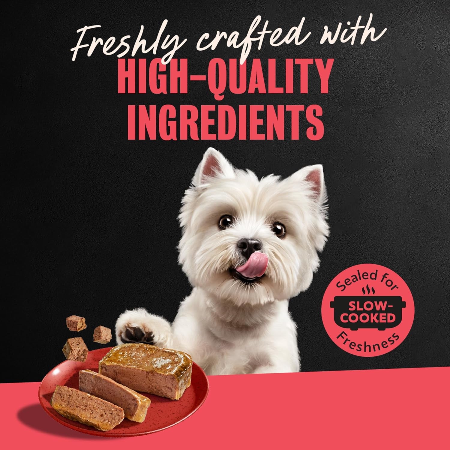 Classic Loaf in Sauce Wet Dog Food, Beef Recipe, 3.5 Oz, 24 Count | Real Beef #1 Ingredient, Made in USA, Easy Peel Trays, No Fillers/Added Sugar/Artificial Flavors, Use as Meal or Topper
