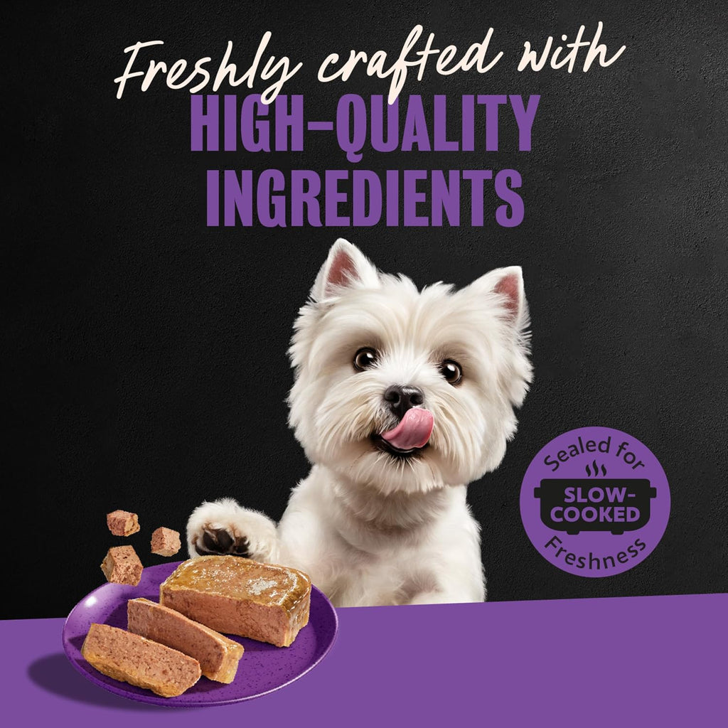 Classic Loaf in Sauce Wet Dog Food, Grilled Chicken, 3.5 Oz, 24 Count | Made in USA, Real Chicken #1 Ingredient, Slow-Cooked Tender Texture, No Fillers or Artificial Flavors, Easy Peel Trays
