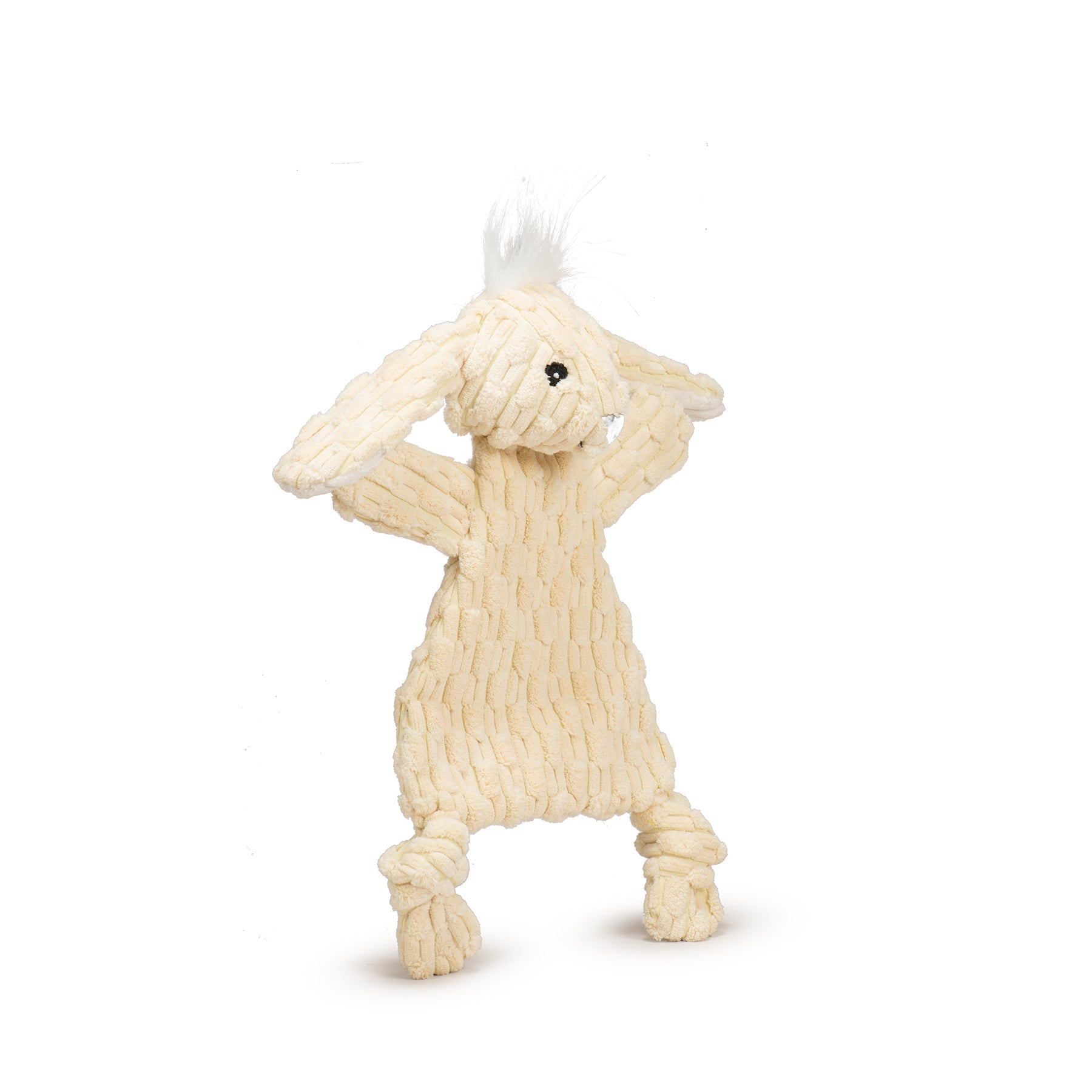 Bobbi Bunny HuggleFlatties™ Durable Plush Dog Toy