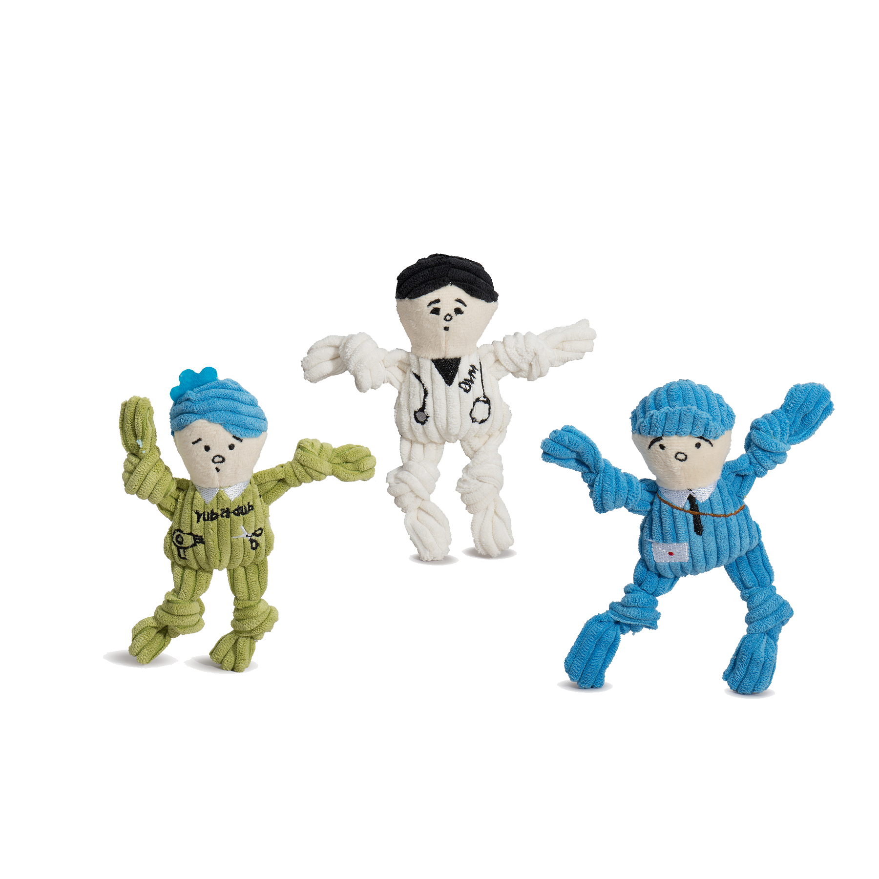 Plush Dog Toy 3-Pack – Soft, Squeaky & Built for Play