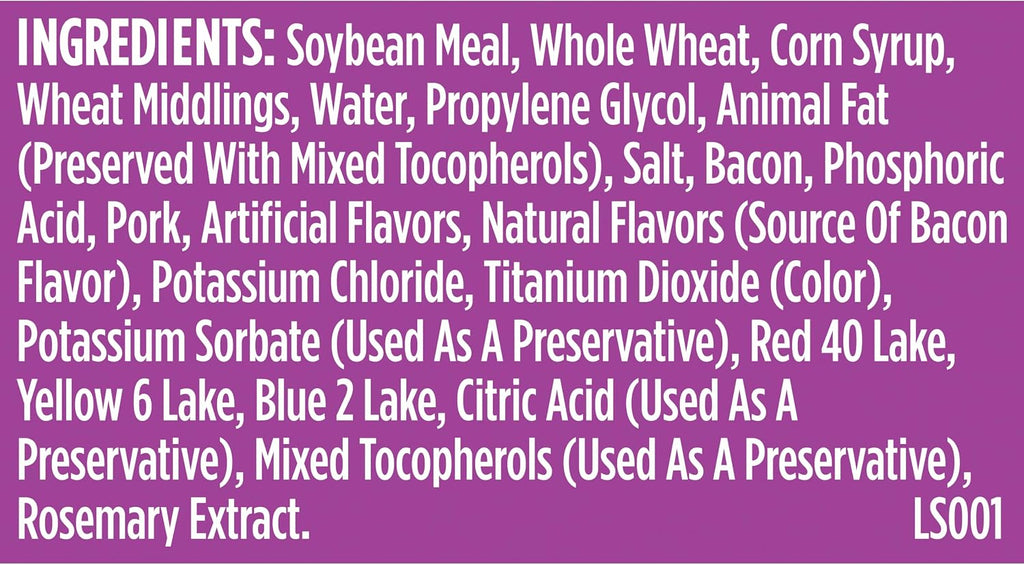 Kibbles N’ Bits Just the Bits Chewy Dog Treats, Bacon Flavor, 4.5 Oz Bag | 8-Pack of 50 Soft & Chewy Dog Treats per Bag, Made with Real Pork, Perfect for Training, Rewards and Snacking