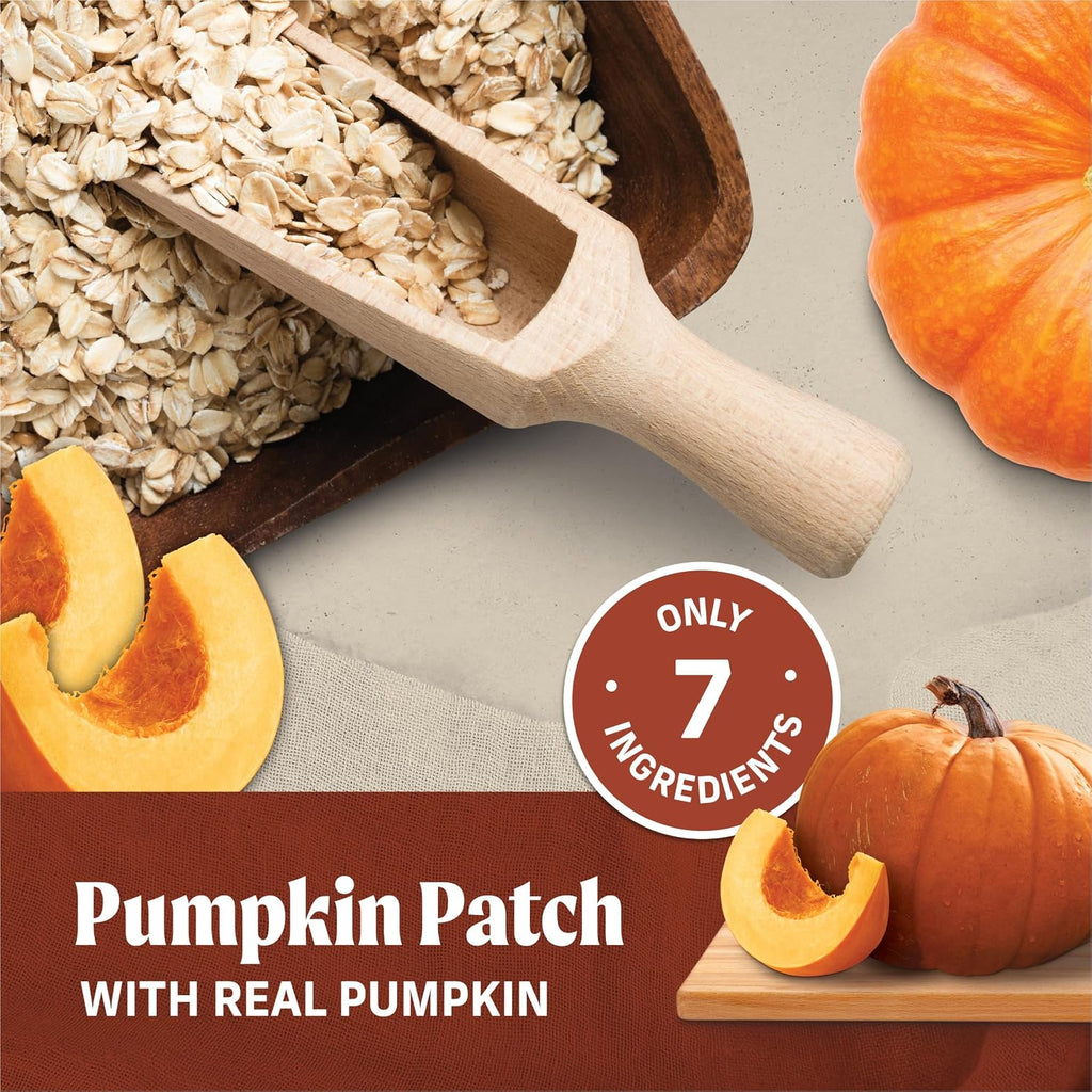 Oven Baked Dog Treats, Natural and Crunchy Bag of Treats, Pumpkin Patch with Real Pumpkin Snack | Natural, Crunchy Biscuits Hand Crafted in Small Batches with Only Seven Ingredients