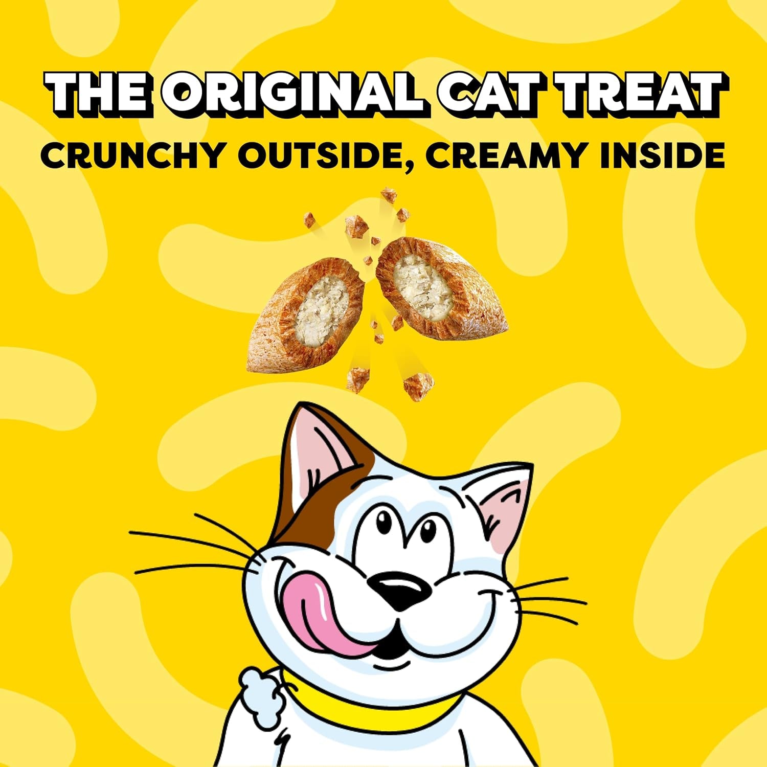 Birthday Crunchy and Soft Cat Treats, Lobster & Beef, 16 Oz | Crunchy Outside, Soft Inside, under 2 Calories per Treat, 100% Complete & Balanced for Adult Cats, Stay-Fresh Resealable Tub
