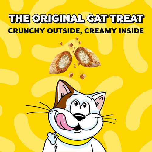 Birthday Crunchy and Soft Cat Treats, Lobster & Beef, 16 Oz | Crunchy Outside, Soft Inside, under 2 Calories per Treat, 100% Complete & Balanced for Adult Cats, Stay-Fresh Resealable Tub