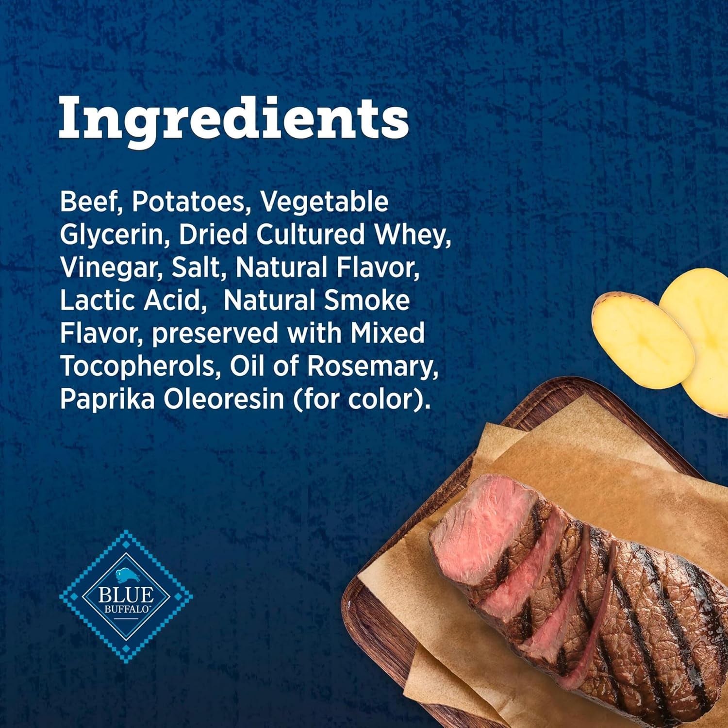 True Chews Premium Jerky Cuts Steak Dog Treats, 30 Oz | Real Beef First, Oven-Dried, Easy to Tear, No Chicken By-Product, Corn, Wheat, or Soy