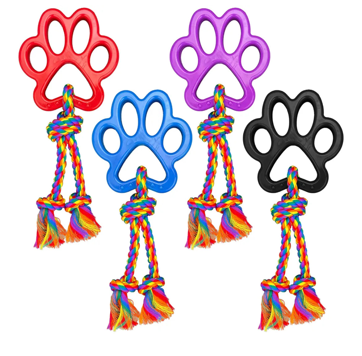 Multipet Tug A Paw w/ Rope 14"