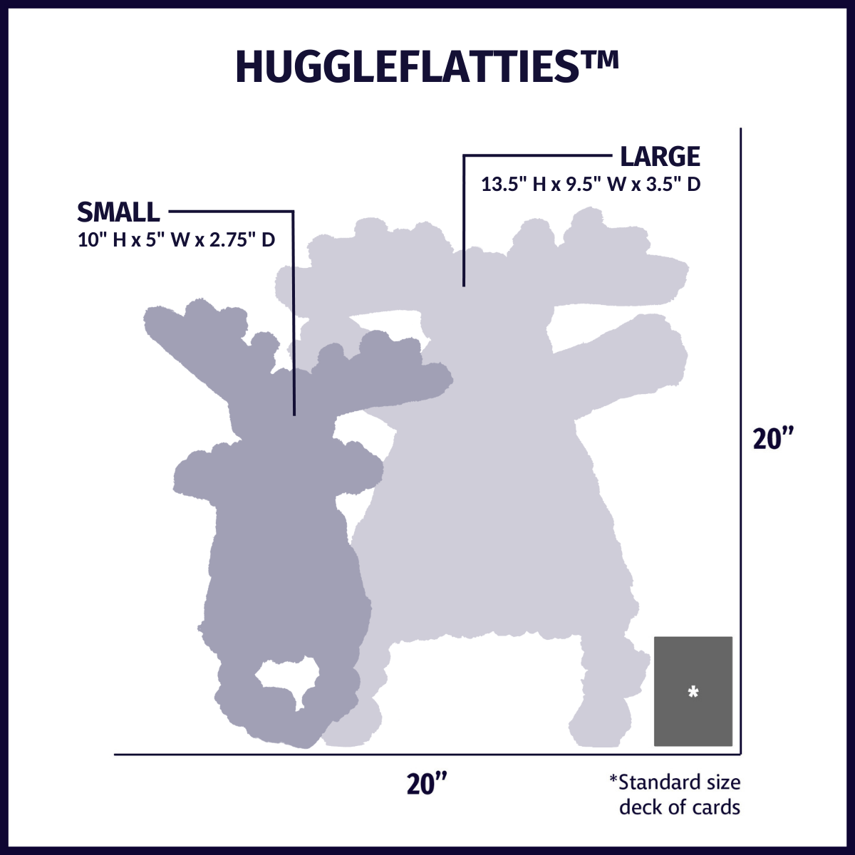 Morris Moose HuggleFlatties™ Durable Plush Dog Toy