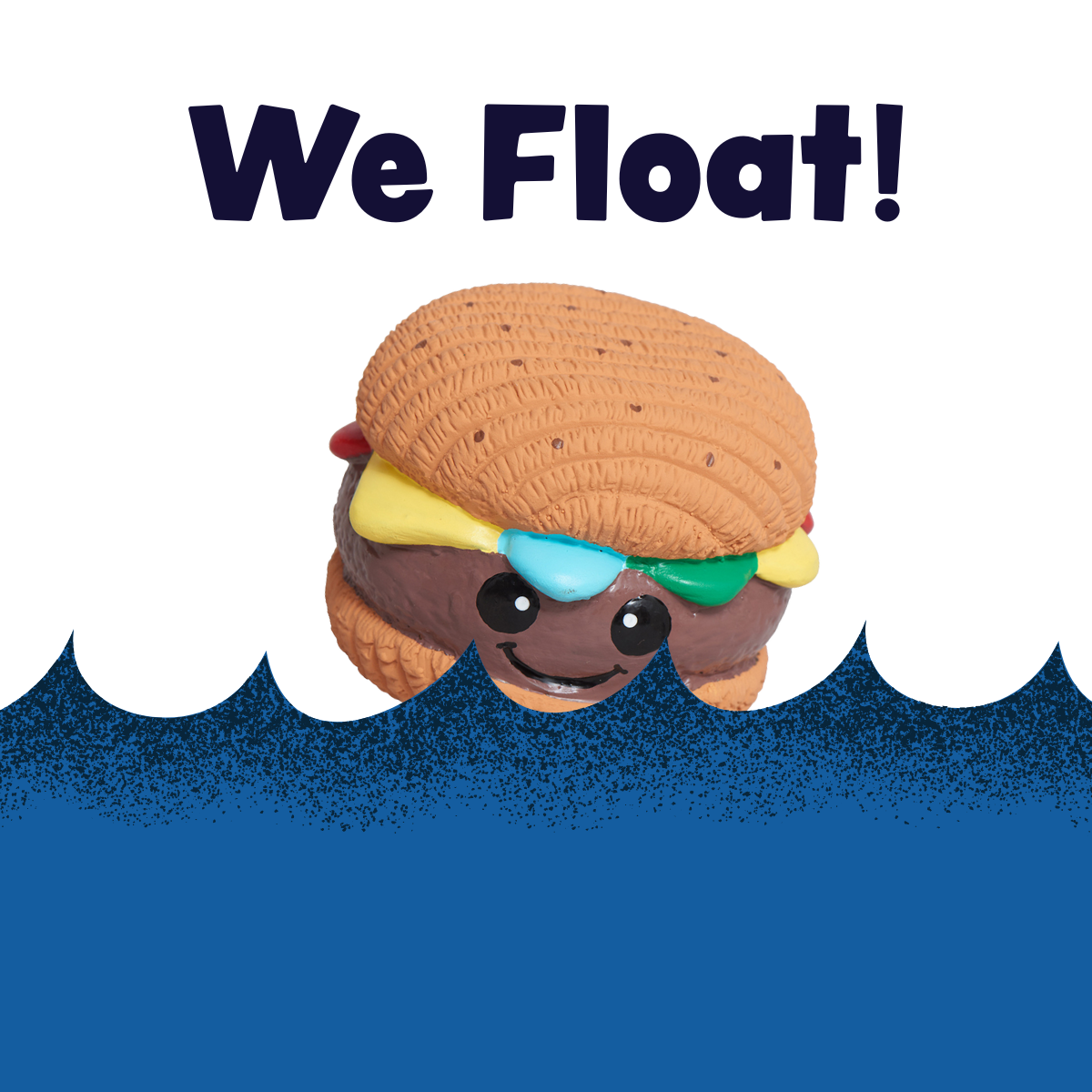 Big Buns Foodies Hamburger Ruff-Tex® Latex Ball Dog Toy