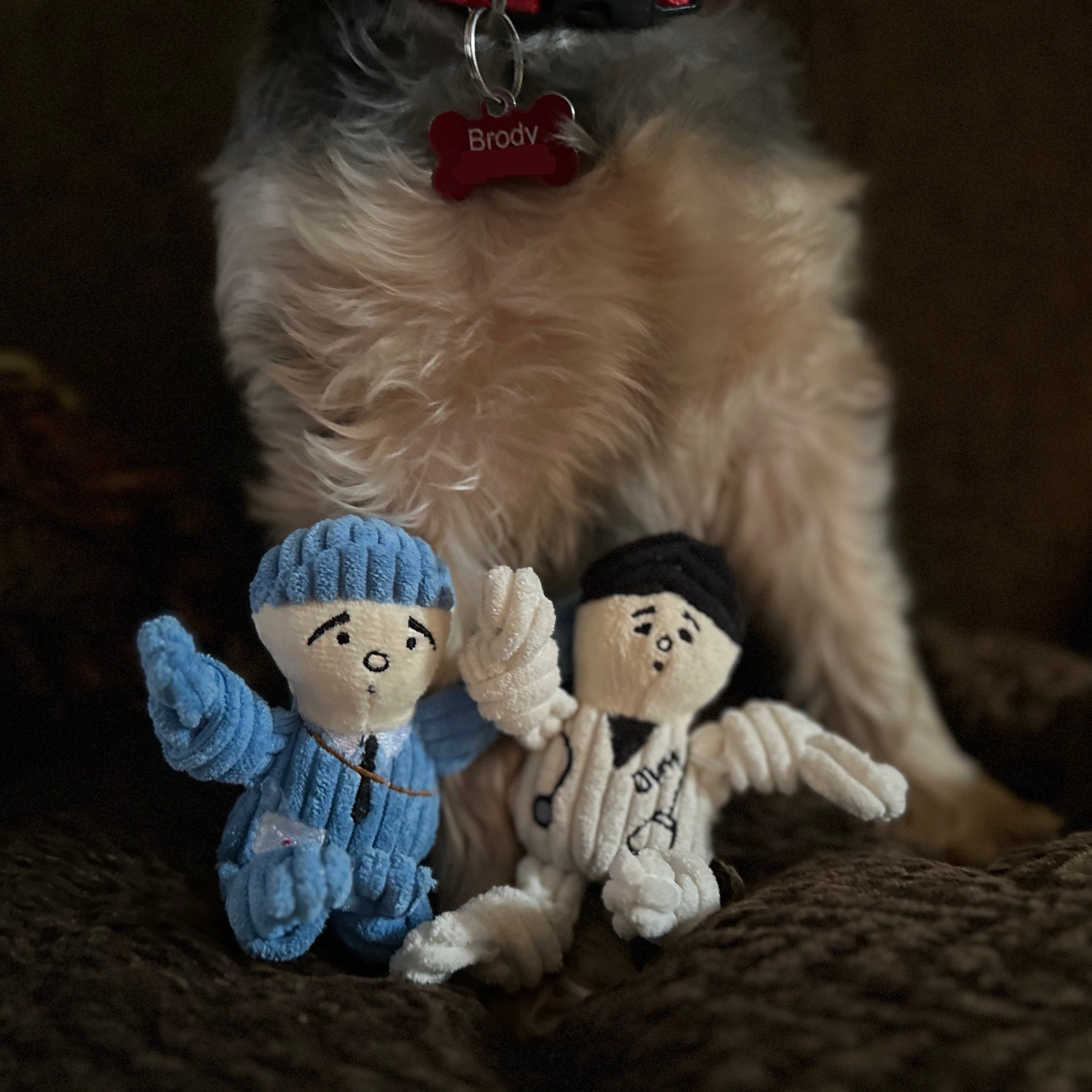 Plush Dog Toy 3-Pack – Soft, Squeaky & Built for Play