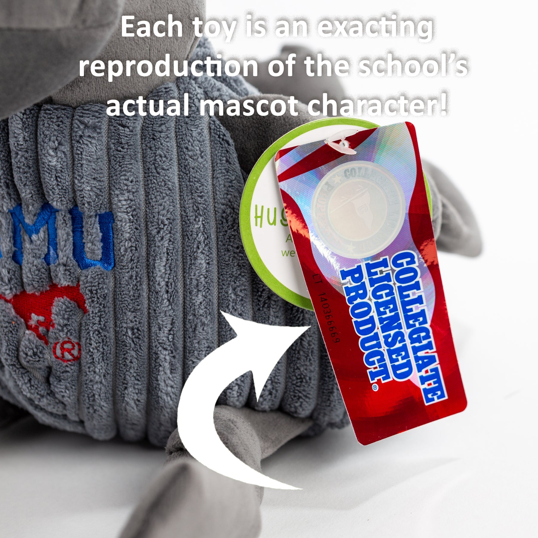 NCAA Auburn University, Aubie the Tiger Knottie® Plush Dog Toy
