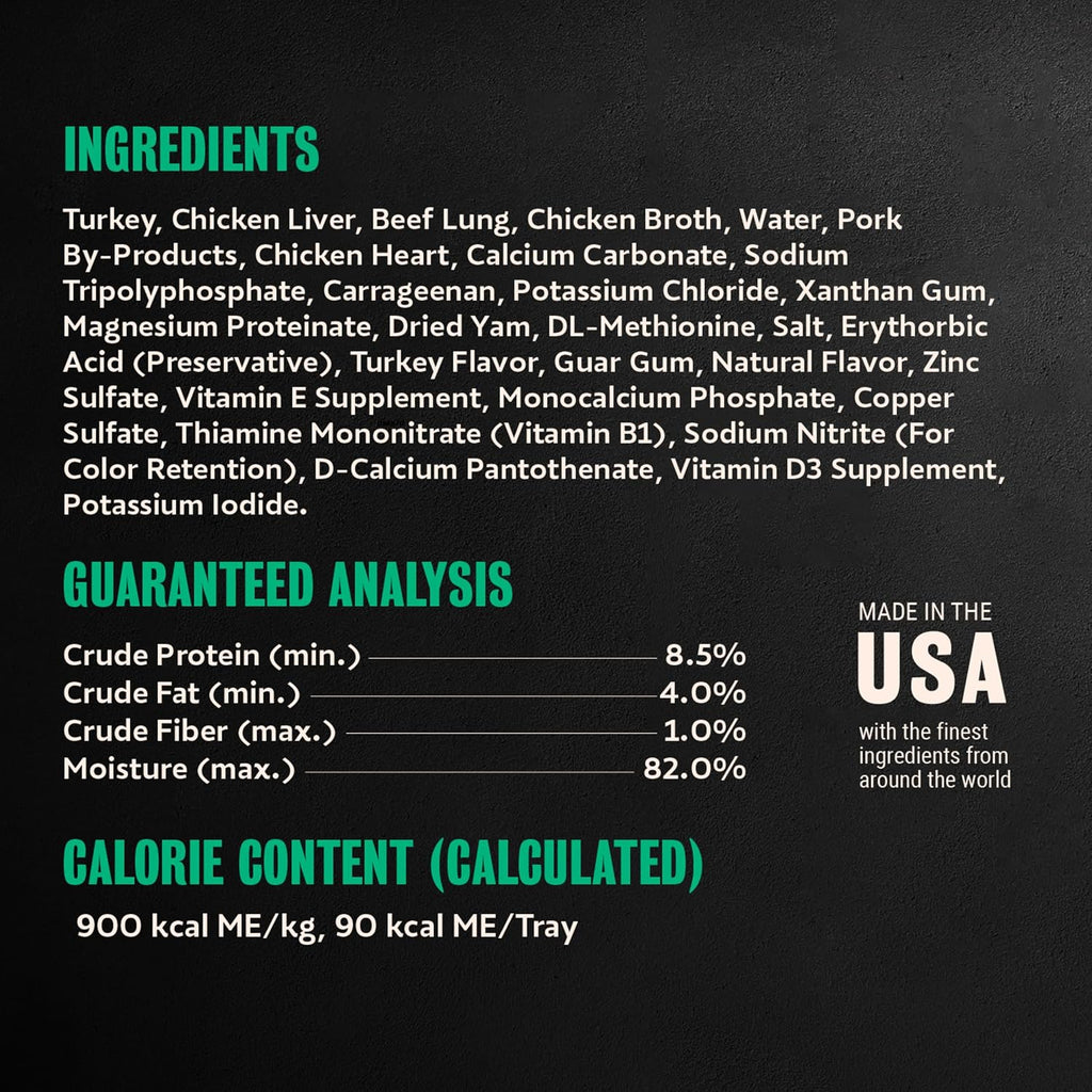 Classic Loaf in Sauce Wet Dog Food, Turkey Recipe, 3.5 Oz, 24 Count | Made in USA, Real Turkey #1 Ingredient, No Fillers, No Added Sugar, No Artificial Flavors, Slow-Cooked, Easy Peel Trays