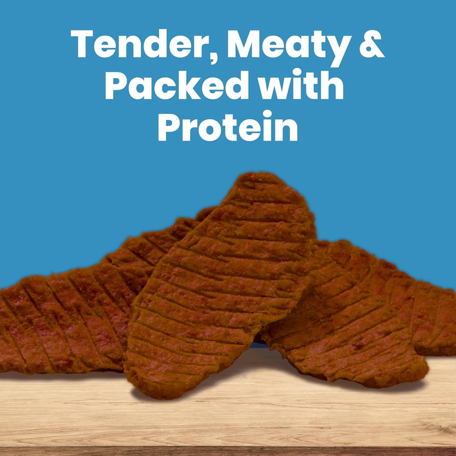 Nudges Jerky Cuts Steak Dog Treats, 16 Oz | Real Beef First, Made in the USA, for All Breed Sizes, No Artificial Preservatives