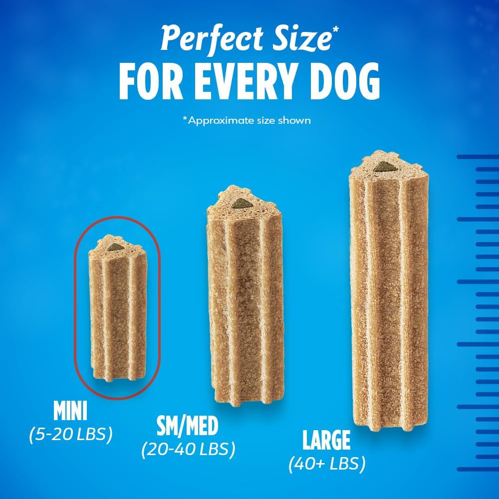 Activfresh Dog Chews for Mini and Small Dogs 5-20 Lbs., Dental Chews to Freshen Breath, Chicken Flavor, 16.9 Oz., 56 Chews - 56 Ct. Pouch