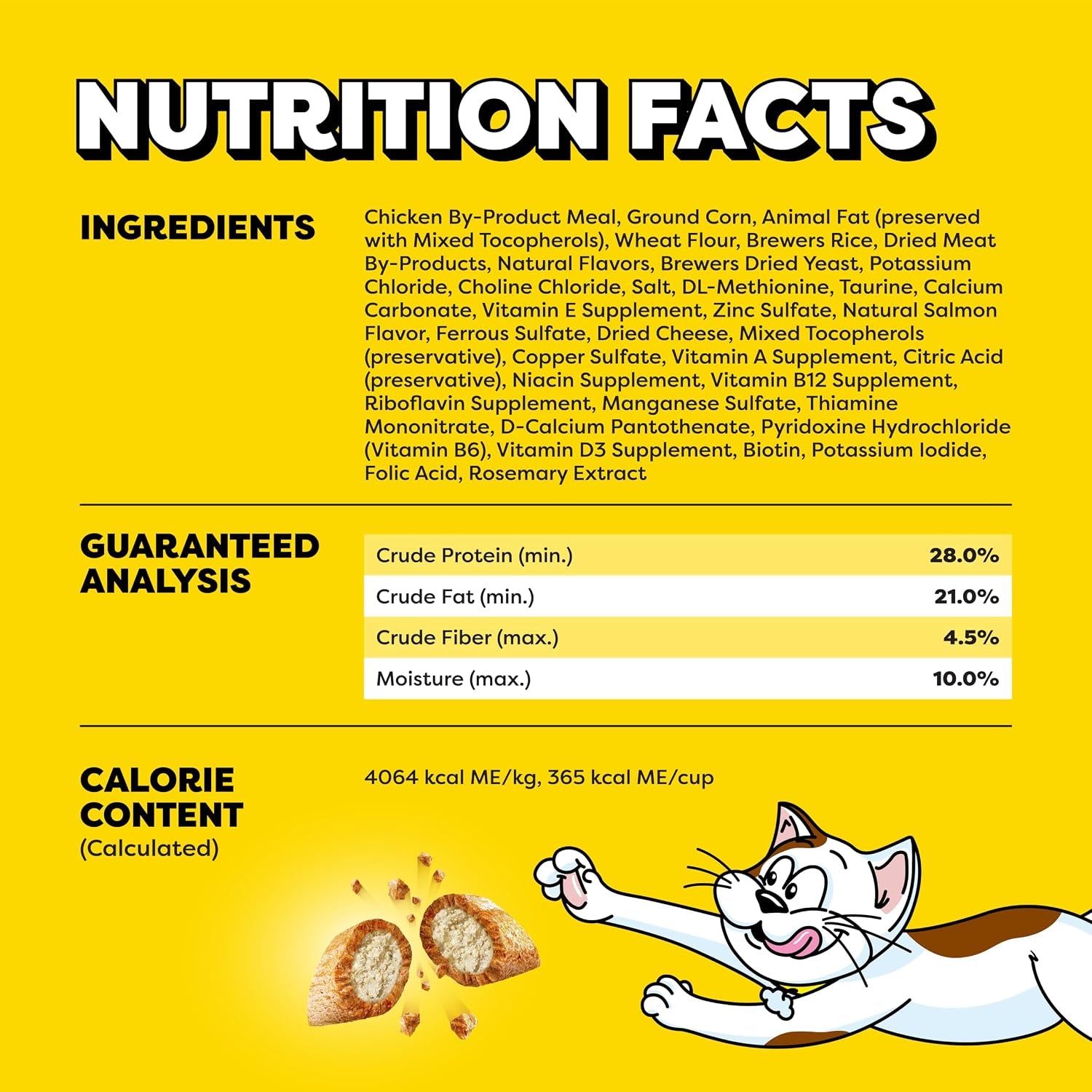 Jumbo Stuff Crunchy & Soft Cat Treats, Salmon, 14 Oz | Bigger than Classic , Crunchy Outside, Soft Inside, under 2 Calories per Treat, Stay-Fresh Resealable Tub