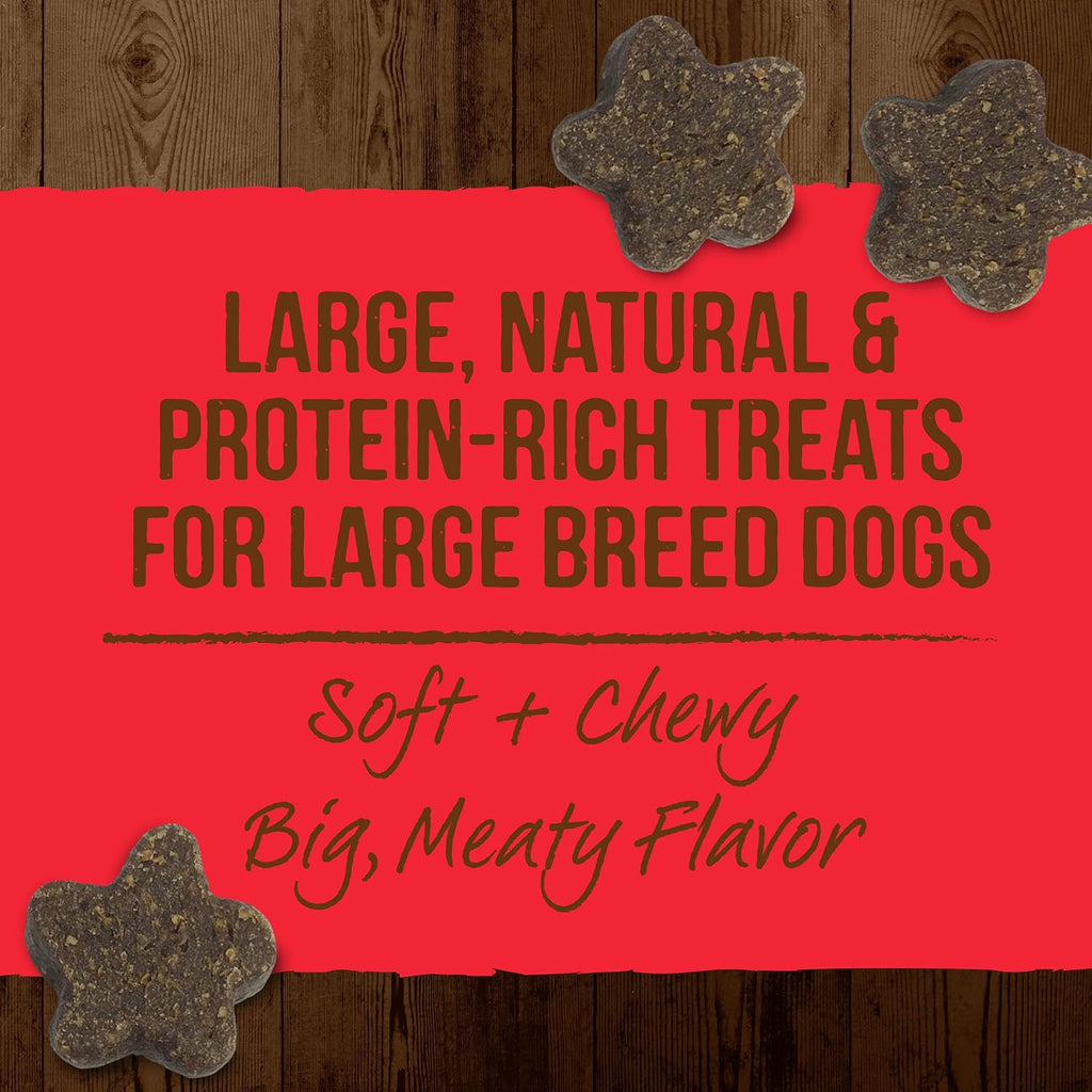 Power Bites Dog Treats Big Bites, Beef and Sweet Potato Recipe - 6 Oz Bag