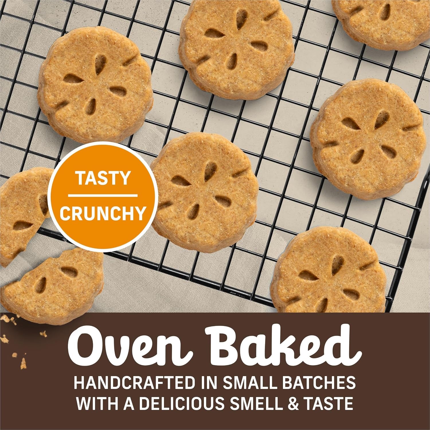 Oven Baked Natural and Crunchy Bag of Treats, Dog Chicken Treats, Grammy’S Pot Pie with Real Chicken