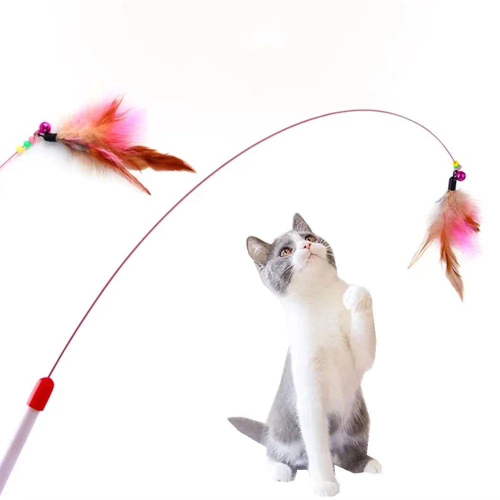 Cat Toys Set with Cat Tunnel for Indoor Interactive, Kitten Toys Assortments, Interactive Cat Teaser, Kitty Toys Kit, Self Entertainment Toys Tunnel Toys and Play Cube