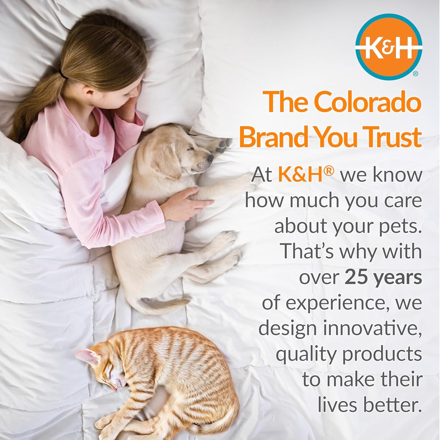 K&H Cat Bed, Self-Warming Nuzzle Nest, No Electric Needed, 19In Leopard/Tan | Self Warming Cat Bed, Soft Plush Comfortable with Supportive Bolsters, Keep Pets Warm, Also for Small Dogs, Machine Washable