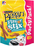 Flavor Stix with Bacon and Peanut Butter Flavor Dog Chew Stix - 40 Oz. Pouch