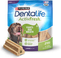 Activfresh Dog Chews for Large Dogs 40 Lbs. and Up, Dental Chews to Freshen Breath, Chicken Flavor, 24.1 Oz., 21 Chews - 21 Ct. Pouch