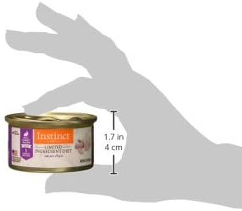 Limited Ingredient Diet Wet Cat Food, Rabbit, 3 Oz (24 Count) | Single Animal Protein and Vegetable Recipe, Rich & Creamy Pate Texture, Real Rabbit Entree, Gentle on Sensitive Stomachs