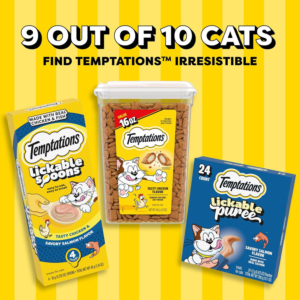 Birthday Crunchy and Soft Cat Treats, Lobster & Beef, 16 Oz | Crunchy Outside, Soft Inside, under 2 Calories per Treat, 100% Complete & Balanced for Adult Cats, Stay-Fresh Resealable Tub