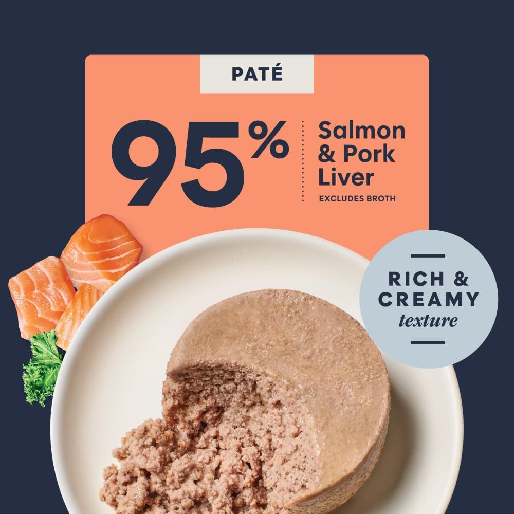Original Pate Wet Cat Food, Grain Free Recipe - Real Salmon, 3 Oz. Cans (Pack of 24) | Rich & Creamy Pate Texture, High Protein, Real Salmon, Whole-Food Ingredients, Grain-Free, Hydration Support