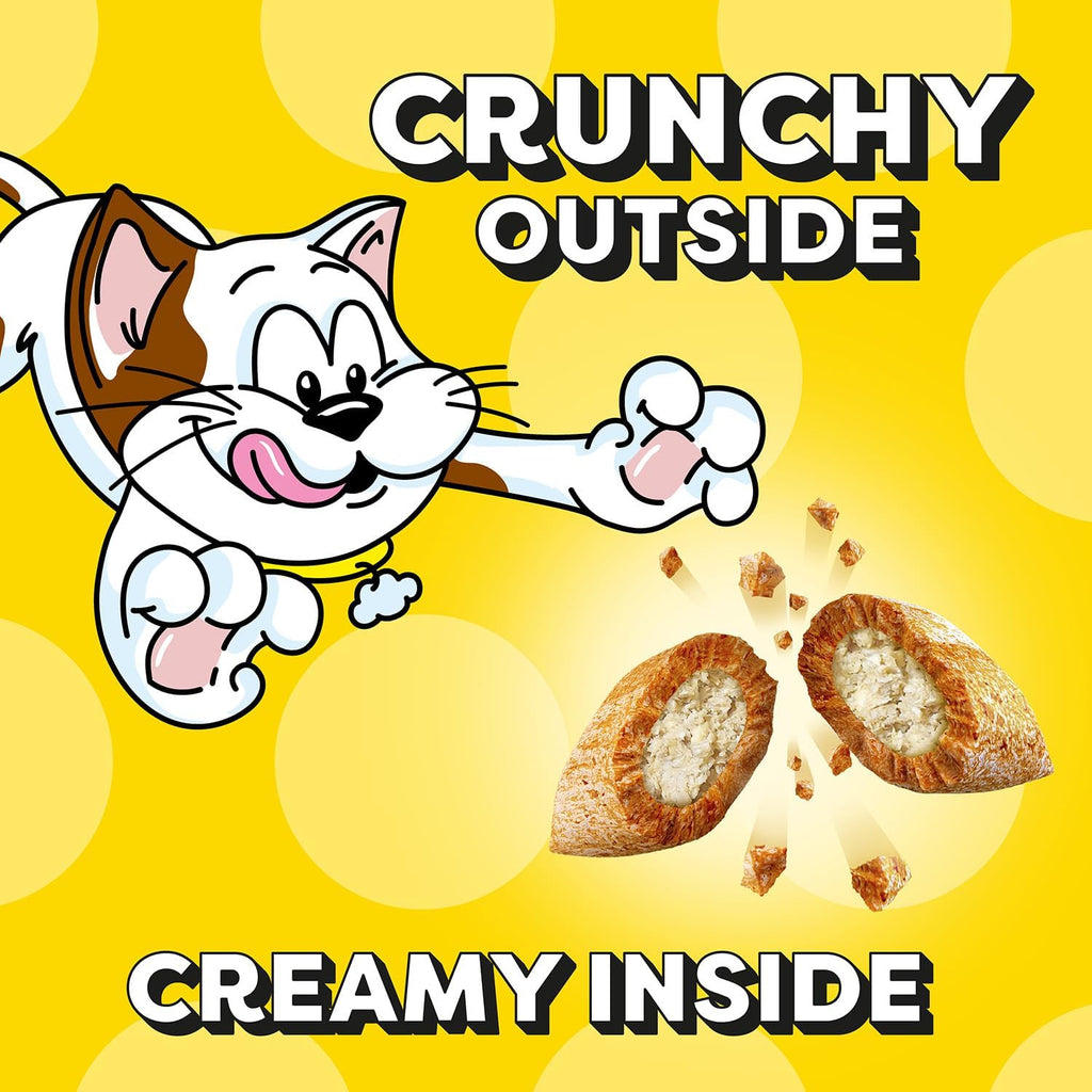 Cat Treats Classic Crunchy and Soft Cat Treats Variety Pack, 6.3 Oz. Pouches (Pack of 6) | Dairy, Tuna, Shrimp & Turkey Flavors, under 2 Calories per Treat, 100% Complete & Balanced for Adult Cats, Resealable Pouches