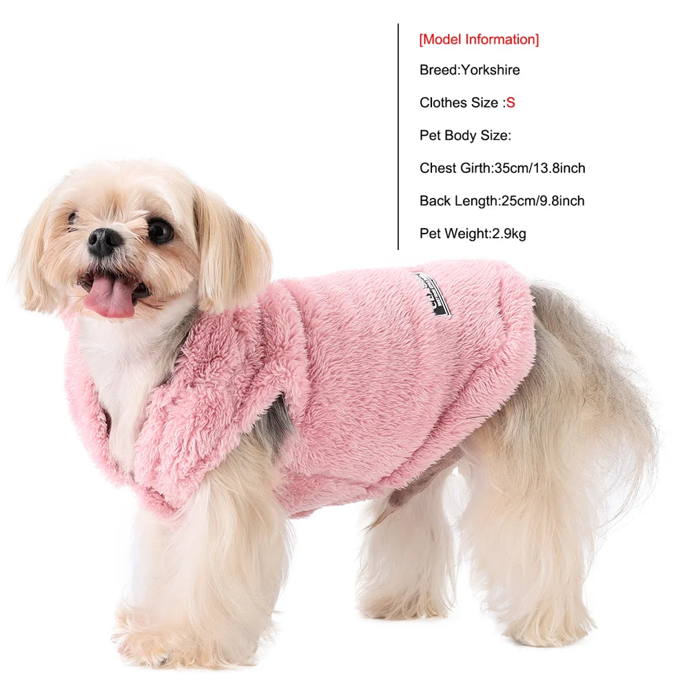 Fleece Warm Cat Costume for Winter Autumn Cute Soft Cats Clothes for Small Medium Dog Kitty Kitten Sweater Funny Pet Coat Sphynx
