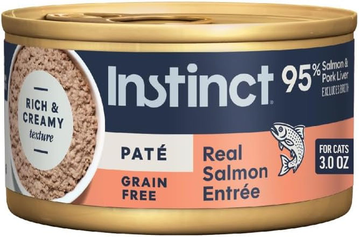 Original Pate Wet Cat Food, Grain Free Recipe - Real Salmon, 3 Oz. Cans (Pack of 24) | Rich & Creamy Pate Texture, High Protein, Real Salmon, Whole-Food Ingredients, Grain-Free, Hydration Support