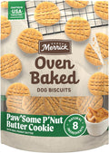 Oven Baked Dog Treats, Natural Cookies for Dogs, Paw’Some P’Nut Butter Cookie with Real Peanut Butter