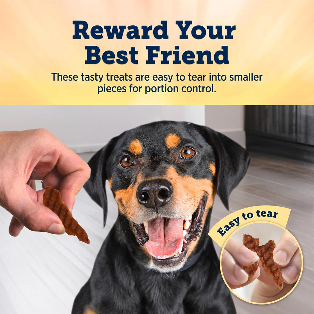 True Chews Premium Jerky Cuts Steak Dog Treats, 30 Oz | Real Beef First, Oven-Dried, Easy to Tear, No Chicken By-Product, Corn, Wheat, or Soy