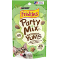 Purina Friskies Made in USA Facilities, Natural Cat Treats, Party Mix Natural Yums Catnip Flavor